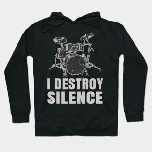 Drummer musician saying Hoodie